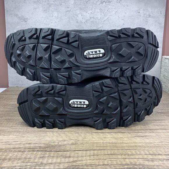 Original SWAT~Men's~Classic 6" Side Zip Black Leather Boots~(116401)~Size 12 - Picture 7 of 10